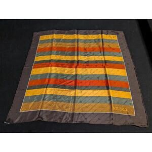 Givenchy 100% Silk Scarf Women’s Accessories Square Stripes